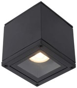 Lucide Aven plafondlamp 50W vierkant zwart