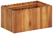 vidaXL Plantenbak verhoogd 50x30x25 cm massief acaciahout