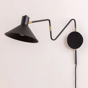 Wandlamp Lizz Zwart - Sklum