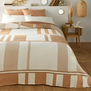Beddensprei jacquard, in tetra, Wasan