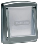 PetSafe Huisdierenluik in 2 richtingen 757 Medium 26,7 x 22,8 cm zilver 5022