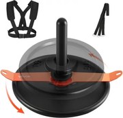 VEVOR Gewichtsslee Power Sled Krachttrainingslee om de snelheid te verbeteren bij atletische oefeningen, Fitnessapparaat met riem, voor 51 mm gewichtsschijven Oranje &amp; Zwart