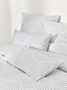 Katoenen dekbedovertrek Arcs