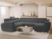 Hoekbank Columbus 134, Aanwezig, Aanwezig, 325x260x85cm, 232 kg, Poten: Kunststof, Hout: Grenen