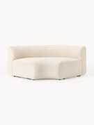 Ronde bouclé hoekmodule Sofia