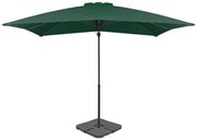 vidaXL Parasol met draagbare voet groen