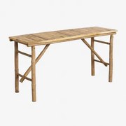 Ontvangstconsole 140x40 Cm In Bamboe Marie Bamboe - Sklum