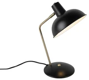 Retro tafellamp zwart met brons - Milou Modern E14 rond Binnenverlichting Lamp