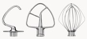 Keukenmachine accessoires Artisan, 3-delig