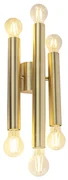 Hotel Chique wandlamp goud 6-lichts -Tubi Art Deco E27 Binnenverlichting Lamp