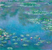 Kunstreproductie Water Lilies (1840–1926), Claude Monet