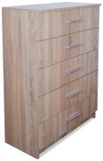 vidaXL Opbergkast 71x35x106 cm spaanplaat eiken