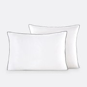 Kussensloop in gewassen satijnkatoen, Victor, effen