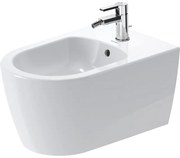 Duravit ME by Starck wandbidet 37x57cm met kraangat met overloop en wondergliss wit 22881500001