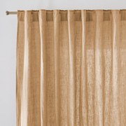 Gewassen linnen gordijn met verborgen lussen Onega