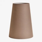 Lampenkap Van Mallorca-stof Moka Bruin & Ø30 Cm - Sklum