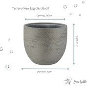 Pot Terreno new egg clay