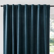 Fluwelen gordijn afgewerkt met verdekte lussen, Velvet