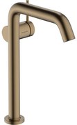 Hansgrohe Tecturis S Wastafelmengkraan - voor waskommen - push to open waste - 16.7cm uitloop - geborsteld brons 73370140