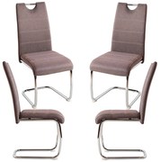 Set 4 Stoffen Hallen Stoelen