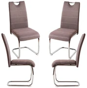 Set 4 Stoffen Hallen Stoelen