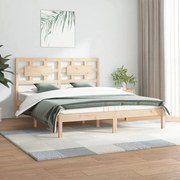 vidaXL Bedframe massief grenenhout 140x200 cm