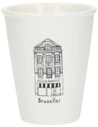 Gevel mok, Brussel Grasmarkt, porselein, 200 ml