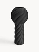 Handbeschilderde keramische vaas Twist Pillar, H 34 cm