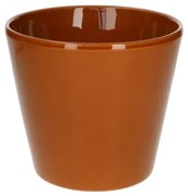 Bloempot, aardewerk, terracotta kleur,Ø17,5 cm