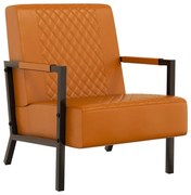 vidaXL Fauteuil kunstleer bruin