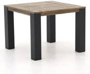 Tuin eettafel ROUGH | Vierkant  | Tuintafel Teakhout | 100x100cm | 4 personen | Kees Smit Tuinmeubelen