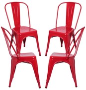 Set 4 Torix Stoelen