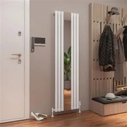 Eastbrook Tunstall radiator met spiegel 50x180cm 1056W wit mat