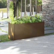 vidaXL Plantenbak 150x50x70 cm massief grenenhout honingbruin