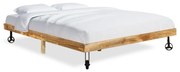 vidaXL Bedframe massief mangohout 180x200 cm