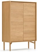 Kave Home Lenon Eiken Kast Retro Design - 104.5x40x144cm.