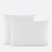 Effen kussensloop in katoen/gewassen linnen, Marnie