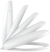 Schutte Duroplast WC-zitting met Soft-Close valrem, wit