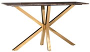 Richmond Interiors Conrad Sidetable Goud Met Emperador Marmer - 150 X 45cm.