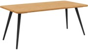 Goossens Eettafel Bjarte, Rechthoekig 220 x 100 cm