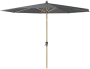Platinum Riva stokparasol 3 m. rond - Teak Antraciet