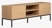 Bromley Tv-meubel 160x40 Cm Van Mdf En Eikenfineer Eikenhout - Sklum