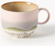 Handgemaakt kopje 70's met reactief glazuur