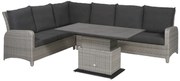 Lesli Living  Dining Loungeset - SoHo Brick - Wicker - Lesli Living