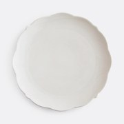 Set van 4 platte borden in porselein, Hirène