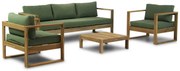 Stoel en Bank Loungeset 5 personen Teak Old teak greywash Garden Collections Newbury