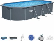 Bestway Hydrium Ovale Zwembadset - 7,32m x 3,66m x 1,32m - Stalen Wanden