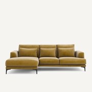 Linkse hoekbank fluweel, Marsile