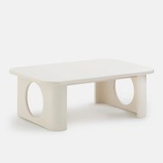 Salontafel met gebeeldhouwde poten, lengte 88 cm, MORTI