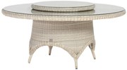 4 Seasons Outdoor Victoria tuintafel Ø 170 cm Provance Tuintafel   beige weerbestendig